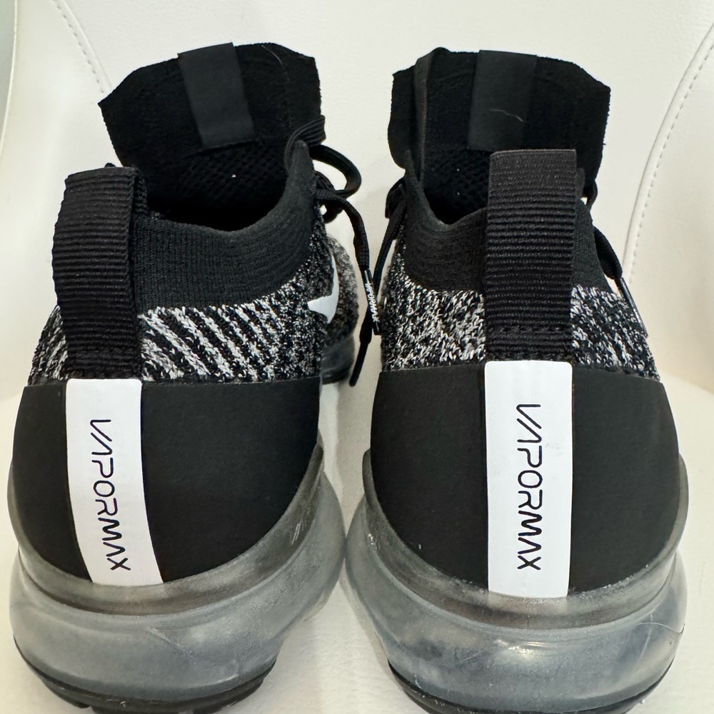 Nike Vapor Max Black and White Athletic Shoes - Picture 5 of 5